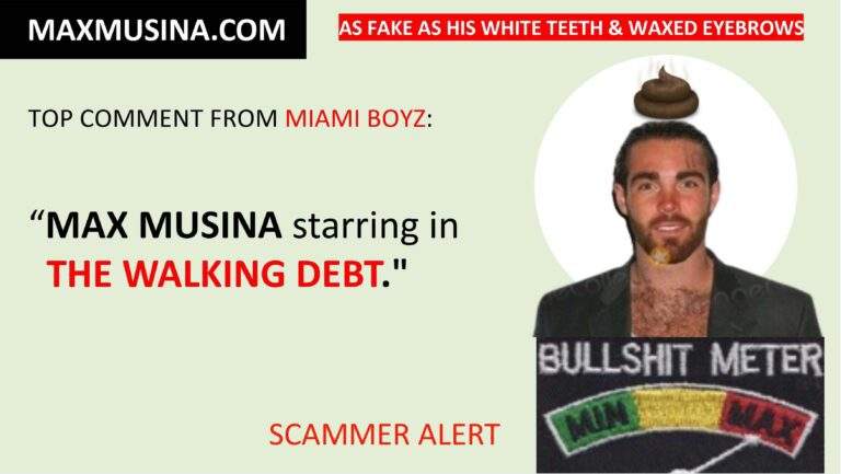 The Walking Debt - Max Musina (massimiliano musina) @maxmusina @max_musina map group linkedin imdb