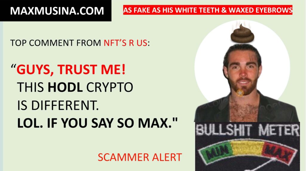 Massimiliano Musina (Max Musina) (IMDb) "hodl crypto"

#massimilianomusina #maxmusina #mapgroup #satire #satireisnotacrime #puertorico #imdb 