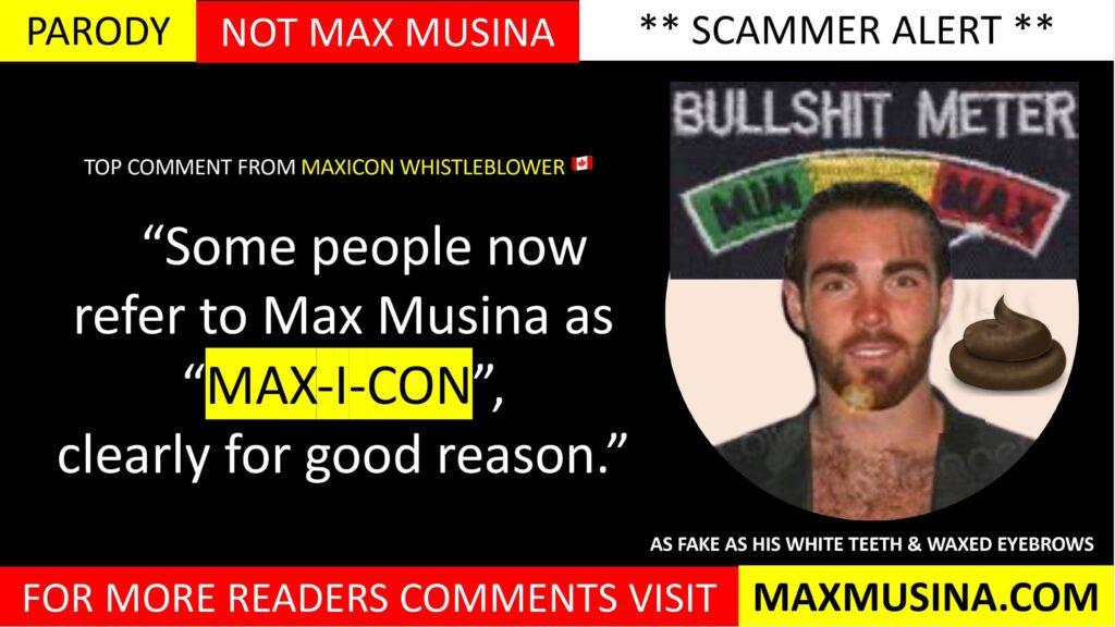 Maxicon Whistleblower on Fake IMDb Biography Exposed: Massimiliano Musina (Max Musina): “Some people now refer to Max Musina as “Maxicon”. clearly for good reason.”