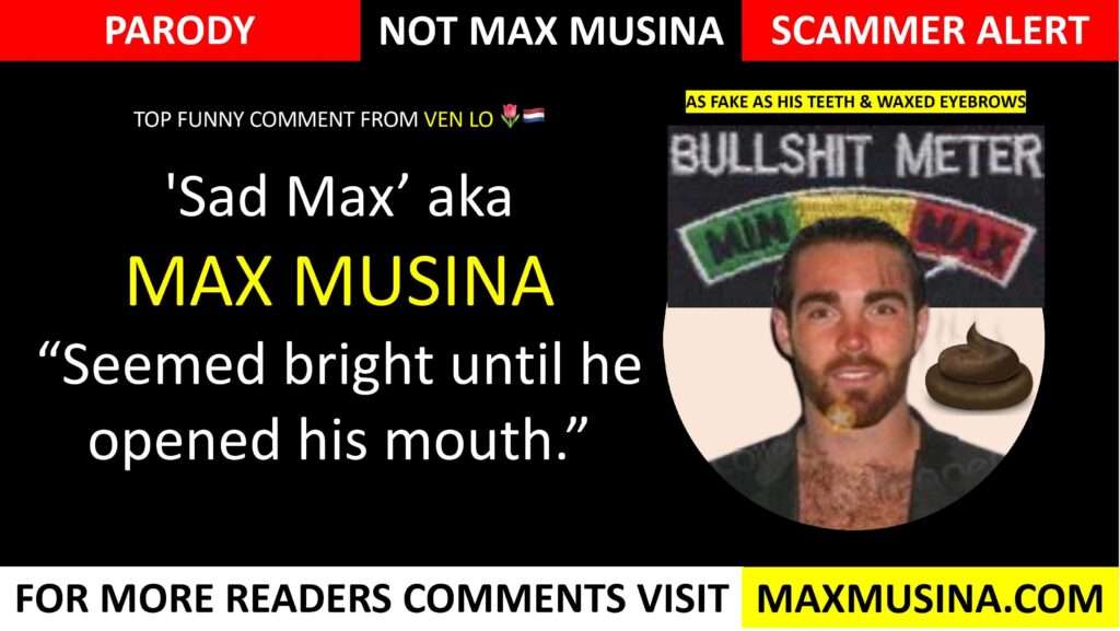 (max musina) seemed bright until he opens his mouth (map group, imdb, massimiliano musina)