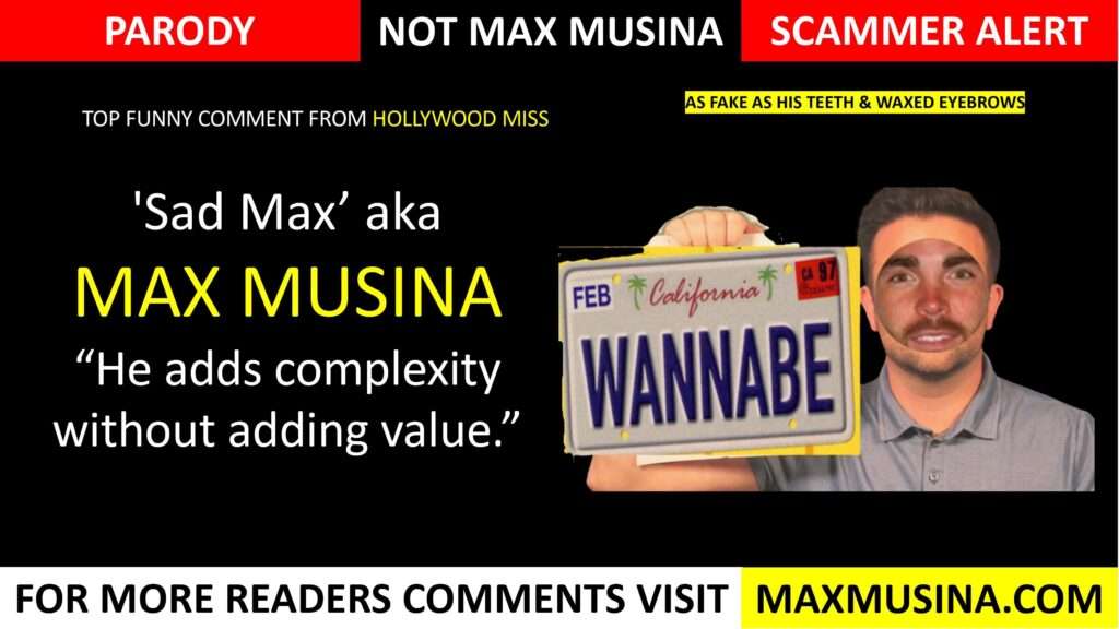 max musina adds complexity without adding value (map group, imdb, massimiliano musina, triumph movie) 