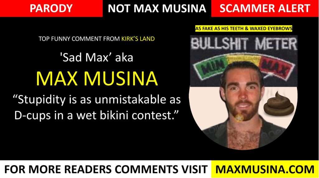 (max musina) Stupidity as unmistakable as D-cups in a wet bikini contest (map group, imdb, massimiliano musina)